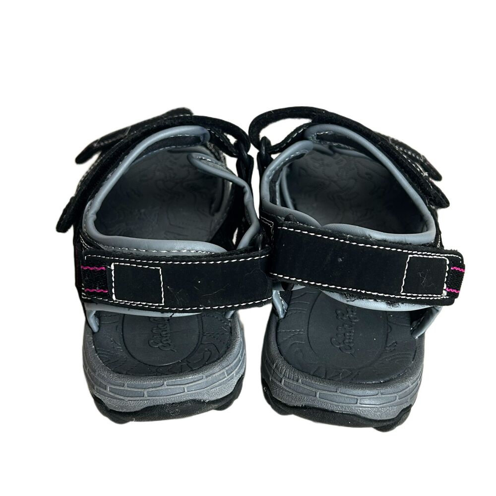 Eddie Bauer Water Shoes Womens 7 Black Gray Sandals Madrona Waterproof - Picture 7 of 11